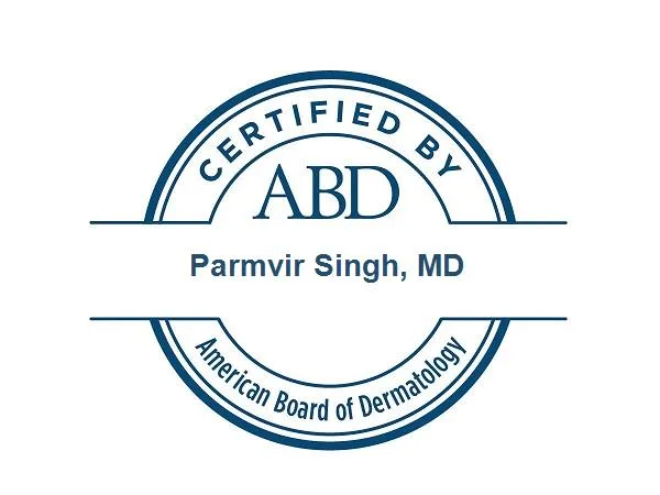 Board certified dermatologist Dr. Parmvir Singh skin specialist