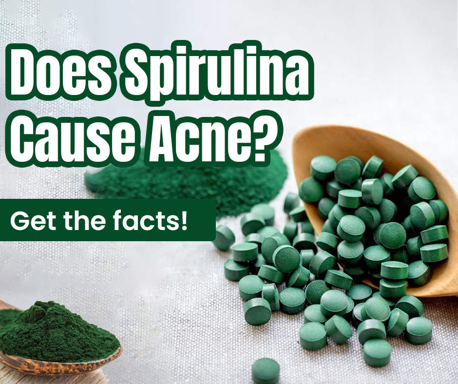 does spirulina cause acne