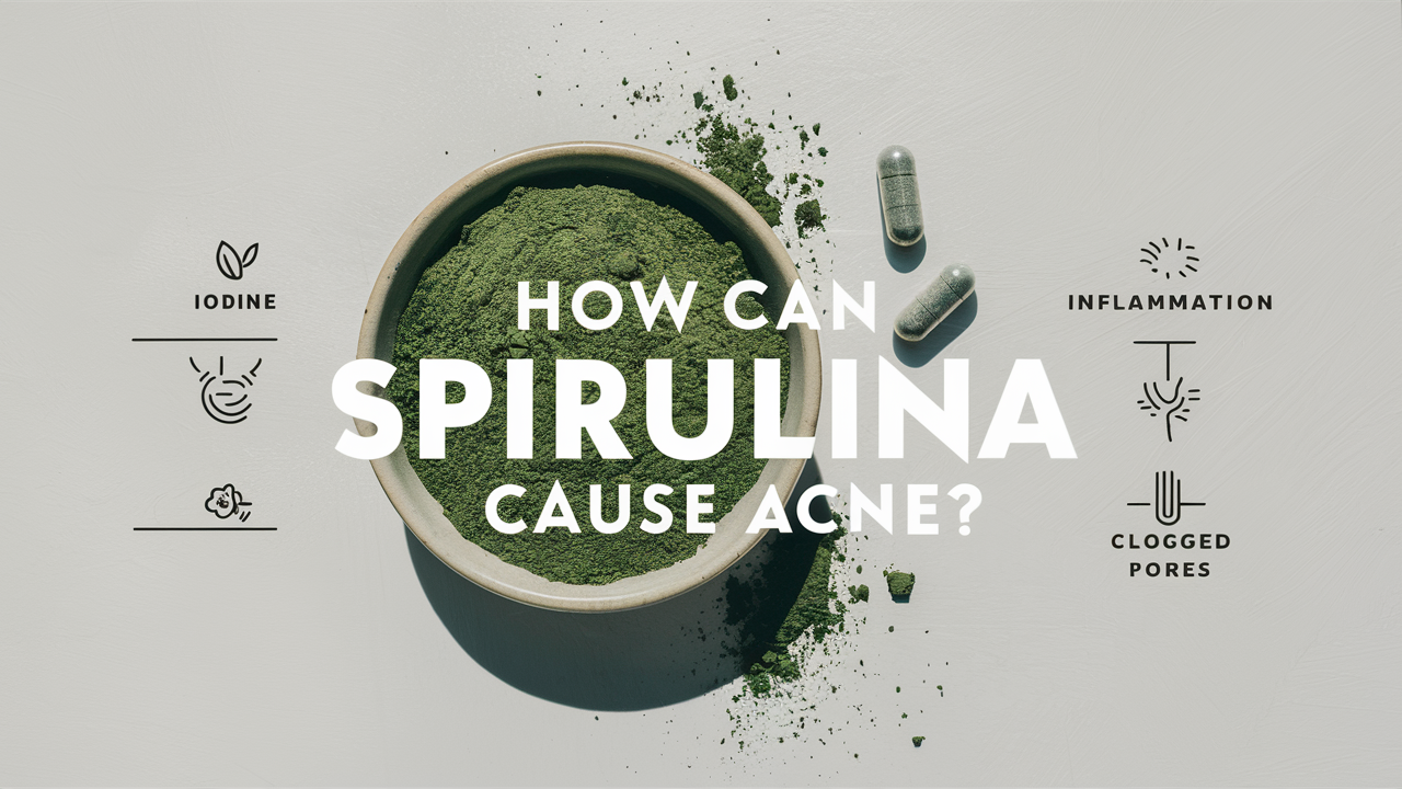 how can spirulina cause acne